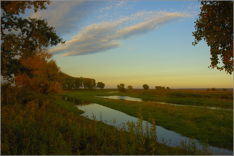 The Autumn evening...