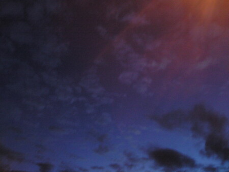 Ночное небо.