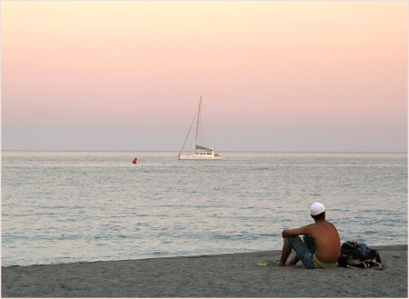 провожая закат