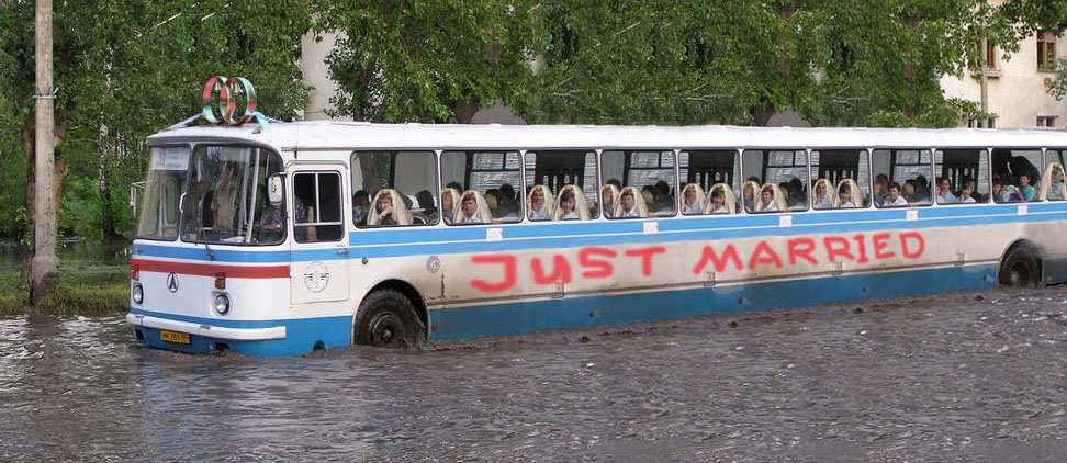 just married