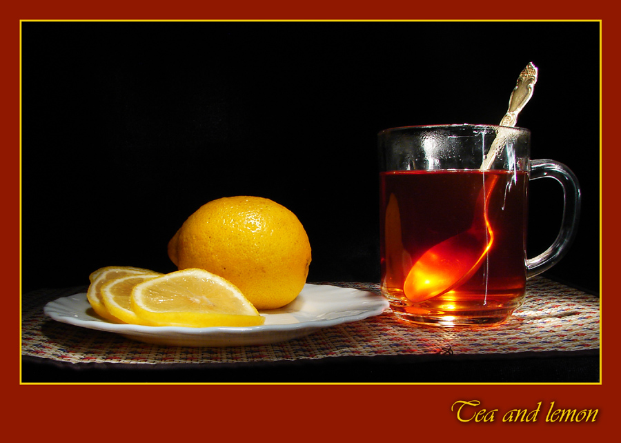 Чай с лимоном