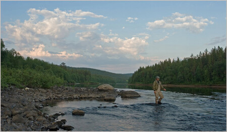 р.Кола. Рыбалка.