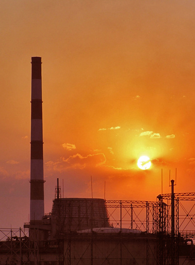 Industrial sunset