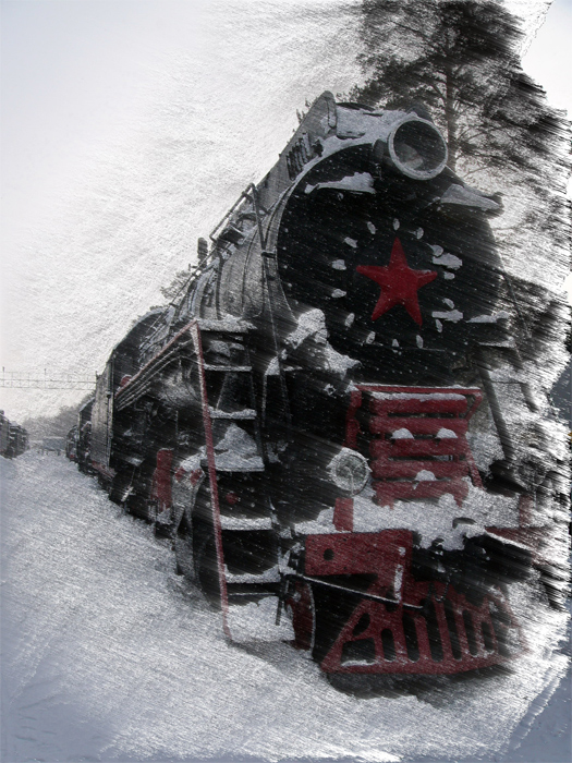 на запасном пути...