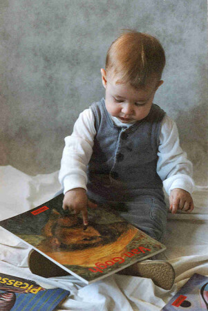 мальчик и Van Gogh
