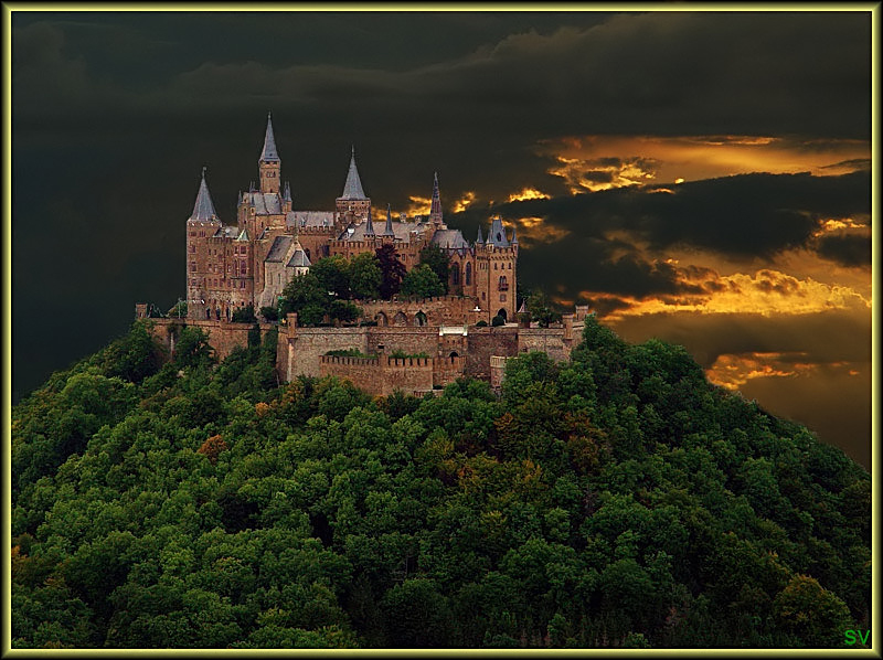 Замок Hochenzollern (Германия)