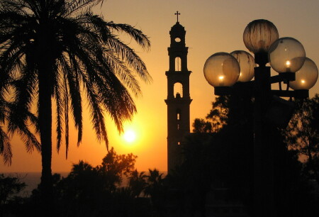 Закат в Яффо