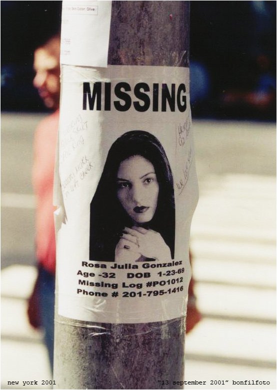 &quot;MISSING&quot; NEW YORK