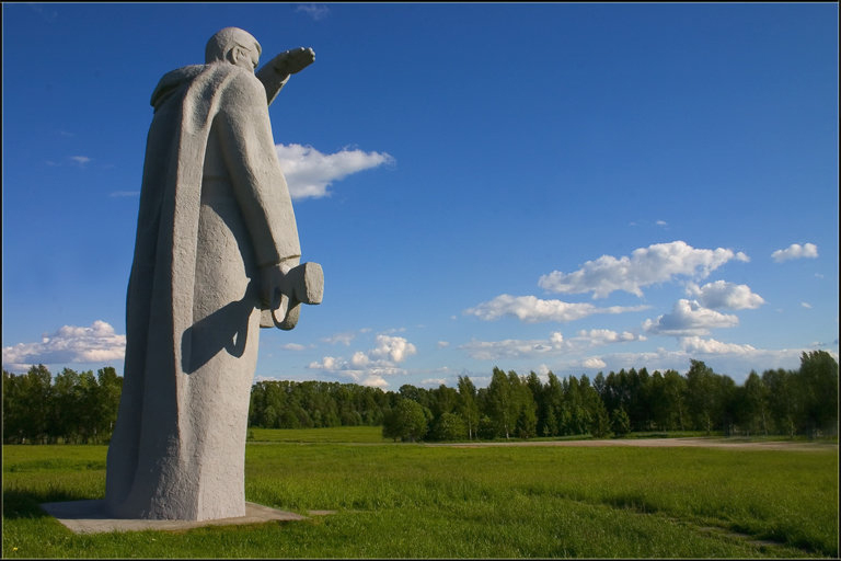 На замке..
