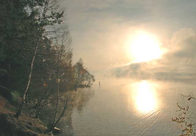 утро