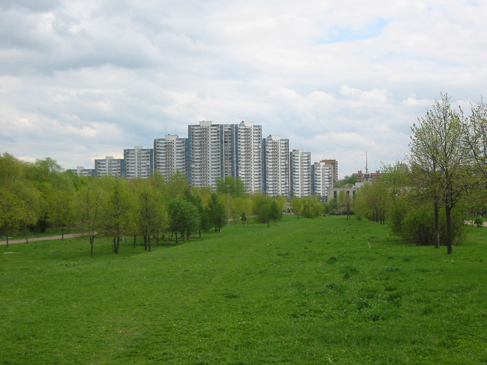 Затон весной