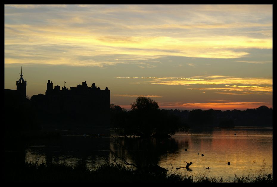 Scotland Sky, Water and Castle