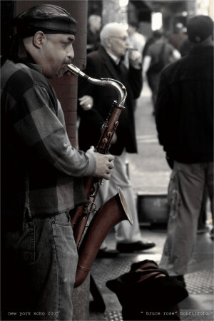 "BRUCE ROSE - TENOR SAXOPHONE" NEW YORK