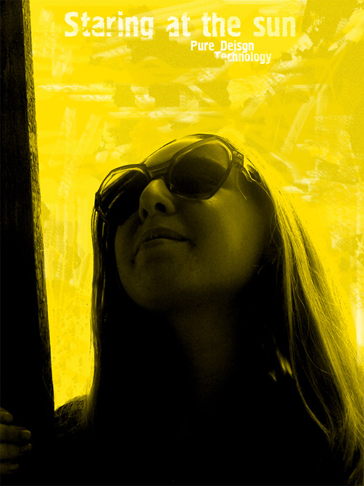 staring at the sun