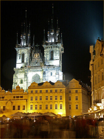 Ночная Прага
