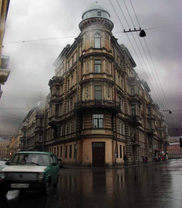 Серый день