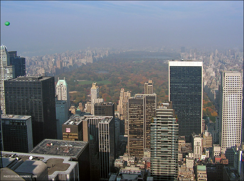 Central Park &amp; UFO.