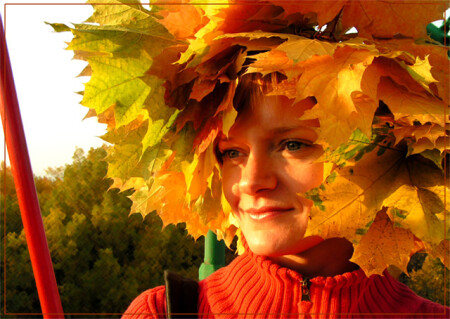 Девушка-осень ;-)