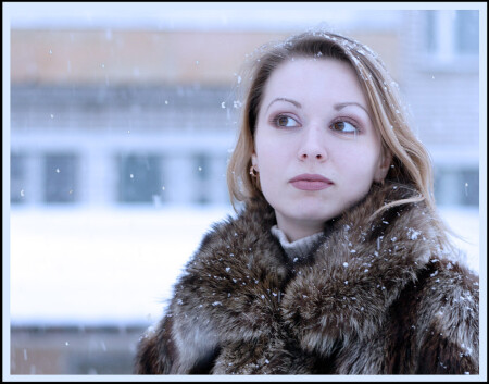 Первые снежинки...