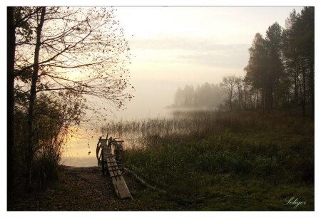 Осеннее утро на Селигере