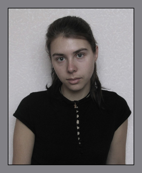 Портрет Вероники в черном