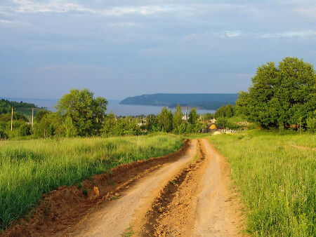 По дороге с родника в Березовку