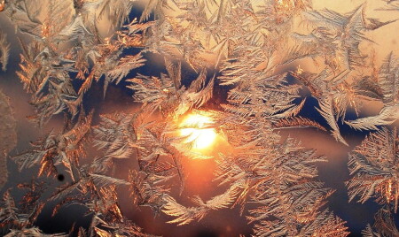 Морозный закат