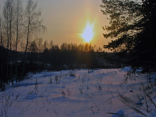 Зимний закат(2)