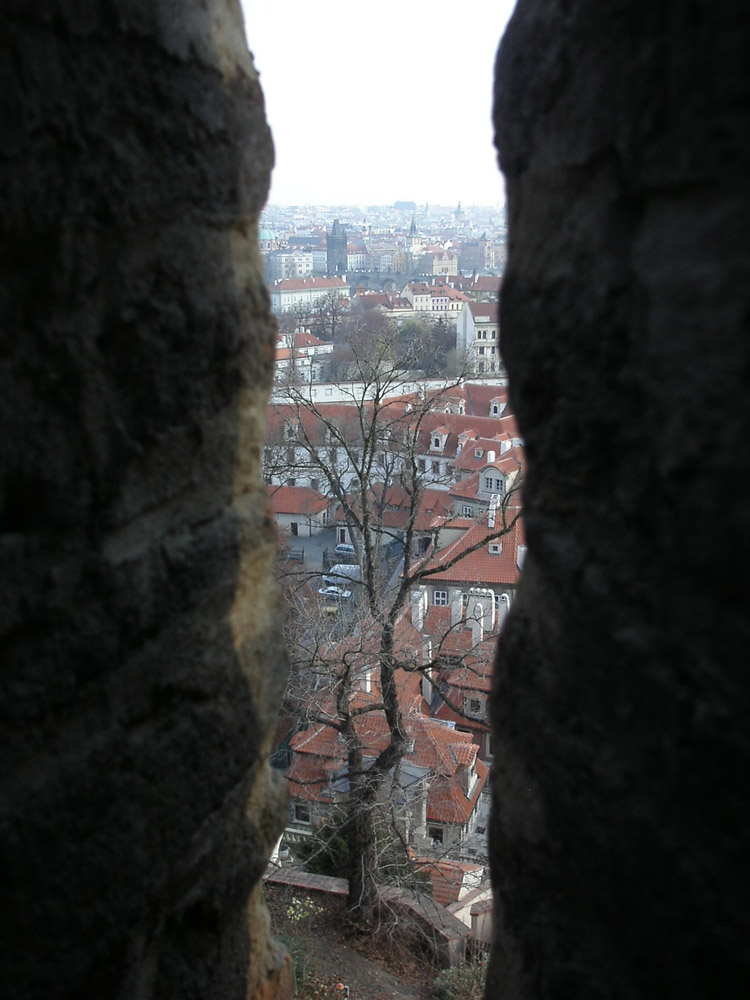 Прага, вид сверху