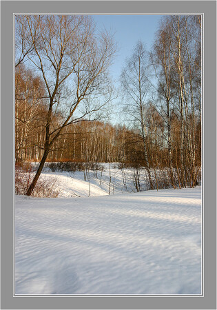 Весенний снег