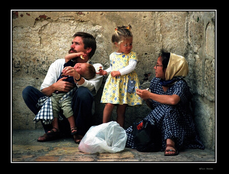 Family in Jeruzalem