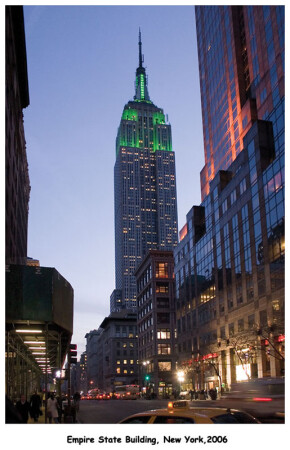 St. Patrick's Day, Empire State Building, New York