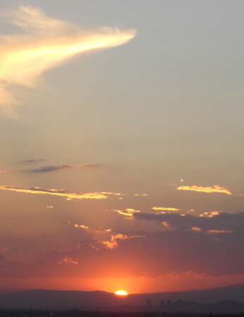 Colors of sunset