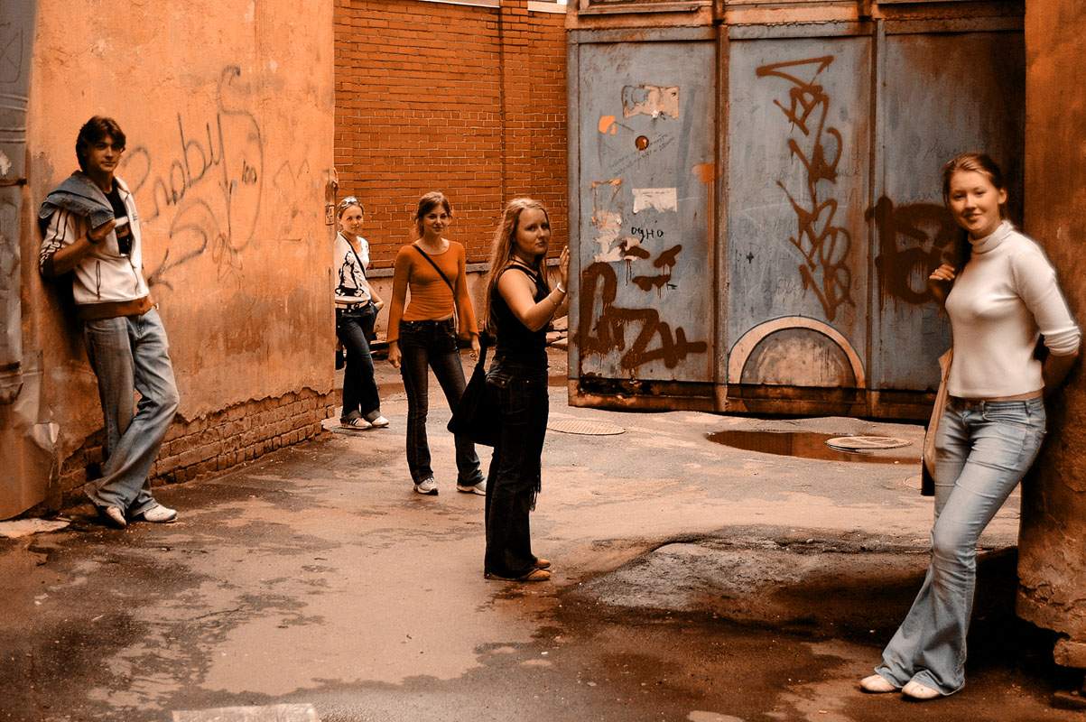 Московские Архитекторы 2009 в Питере 2005
