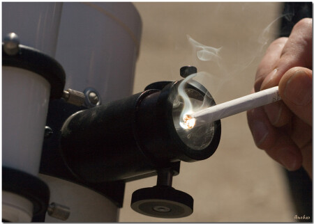 А еще от затмения можно прикурить...