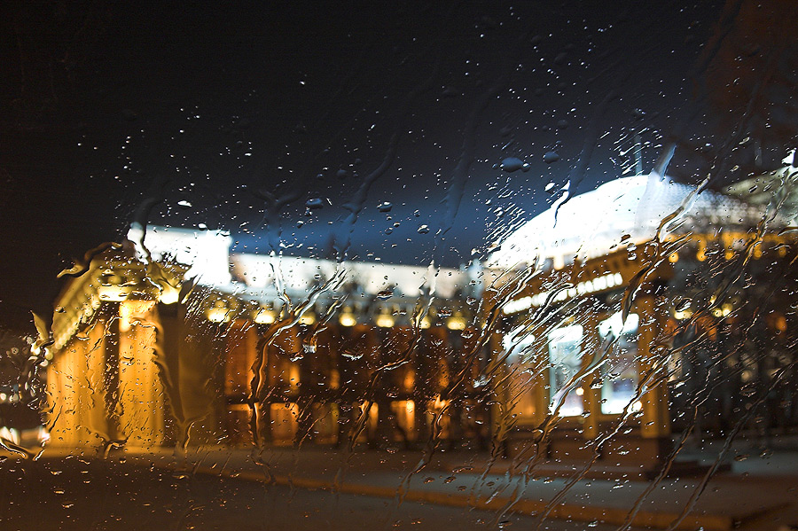 the rain
