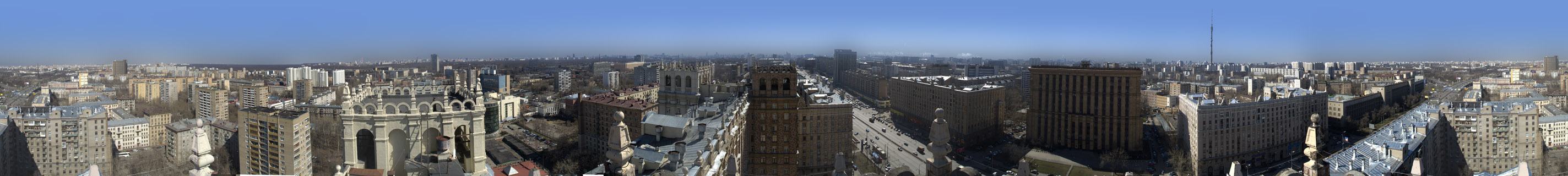 Вид с громоотвода.