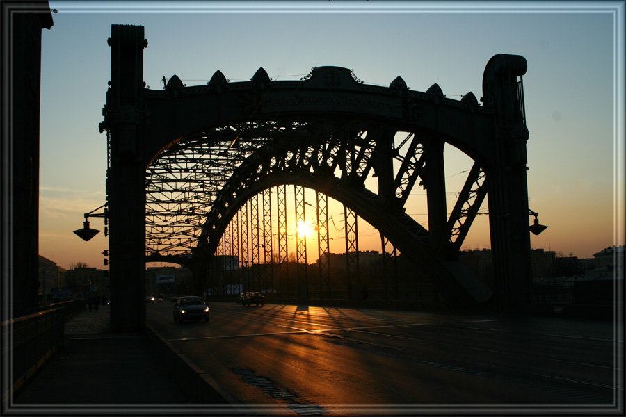 Кружево моста Петра Великого