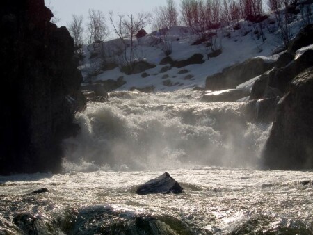 Водопад на Кольском