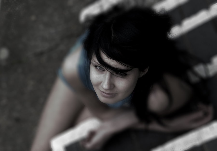 In her curious eyes...