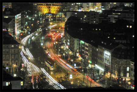 Mannheim at night