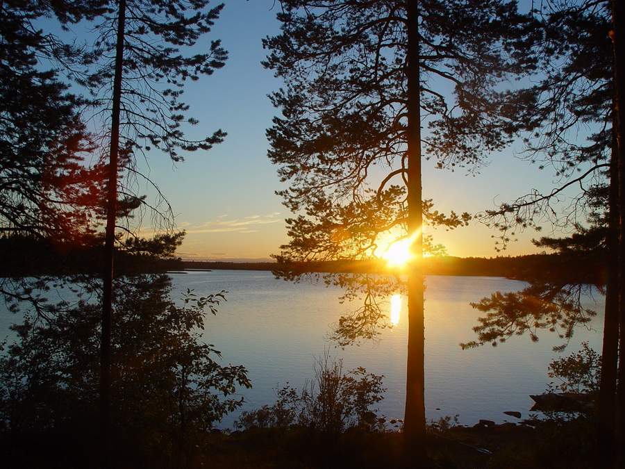 Закат в Гагарино