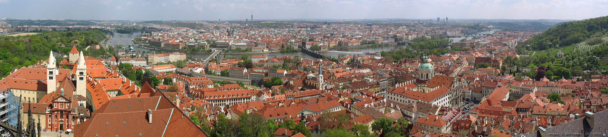 панорама Праги