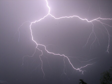 Первая гроза лета.