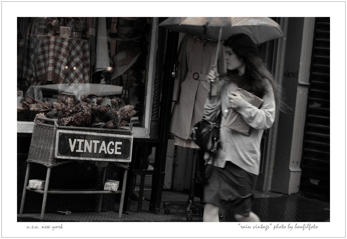 &quot; RAIN VINTAGE&quot; NEW YORK