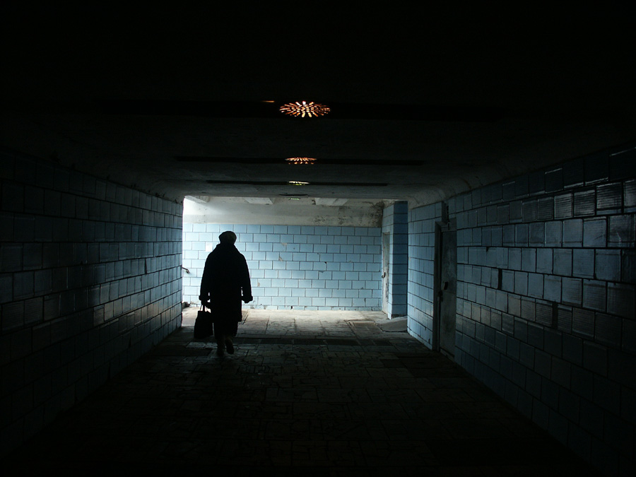 в переходе