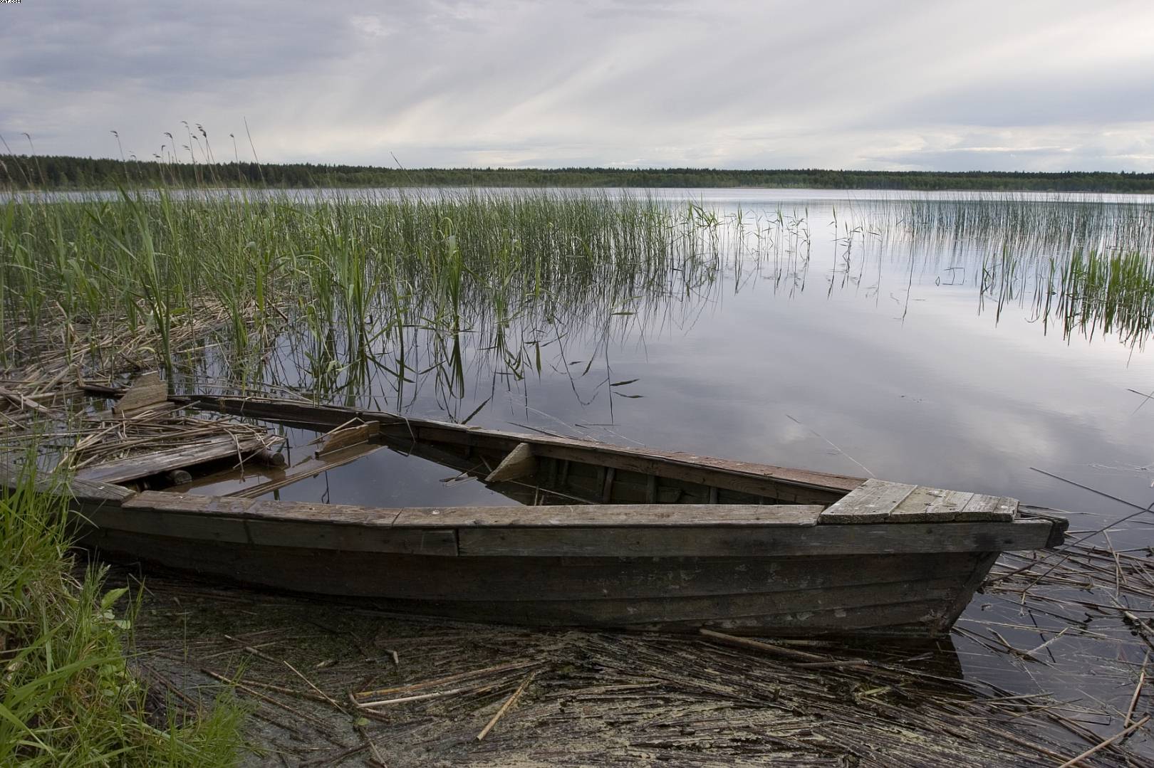 Старая лодка
