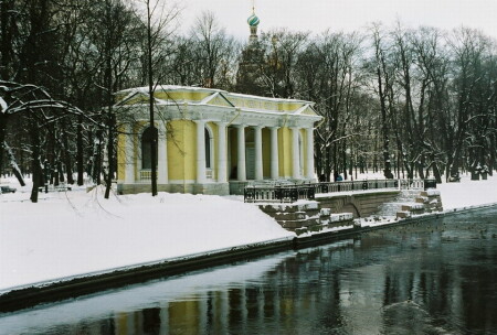 Михайловский сад зимой. 2005