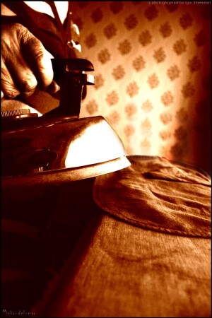 Hands of the grandmother