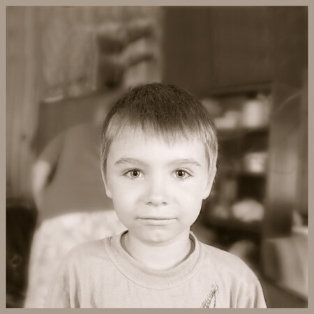 у бабушки